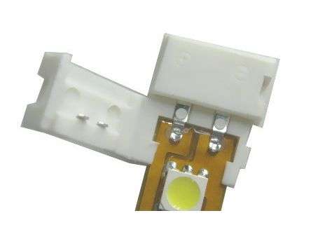 CONNECTOR / BRIDGE 2-WAY FOR LED STRIPS  10RT02 / 180377