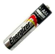 R03=AAA=ENERGIZER BATTERY 1.5V  EACH; ALKALINE  E92-AAA VPX
