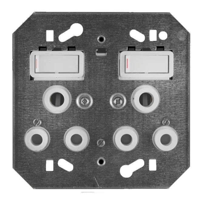 WALL SOCKET MODULE 15A RED DEDICATED (NO COVER PLATE) 1405UD