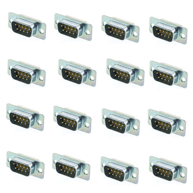 D-SUB PLUG 9W SOLDER PANEL MOUNT - 50/TRAY 1415-091-05-2