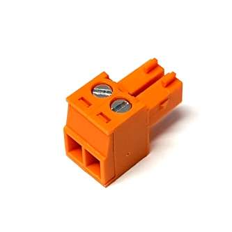 SOCKET STR 2W PLUG-IN 3.5mm ORANGE 15EDGK-3.5-02P-15-00AH