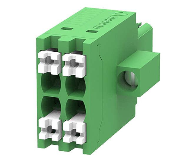 TERMINAL BLOCK 4W 2 ROW 3.5 PLUG-IN 15EDGKNHBM-3.5-04P-14-00Z(H)