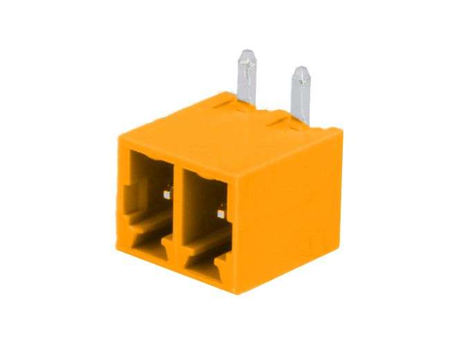 HEADER R/A PCB-MNT 2P CLOSED P=3.5 15EDGRC-3.5-02P-15-00AH