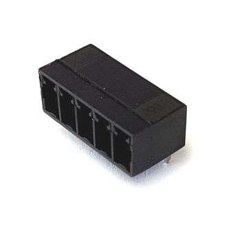 TERMINAL BLOCK R/A PCB-MNT 5P CLOSED P=3.5 BLACK 15EDGRC-3.5-05P-13-00AH