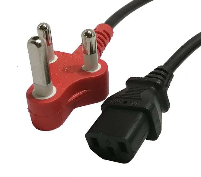 C13 SOCKET - DEDICATED POWER LEAD IEC 3PIN PLUGTOP - 1.8M PC-6DCIC073BK1.8