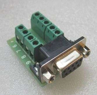 BREAKOUT ADAPTER DB9 TO SCREW TERMINAL   170285
