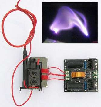 ZSV TESLA COIL W/BOARD UNASSEMBLED  170605