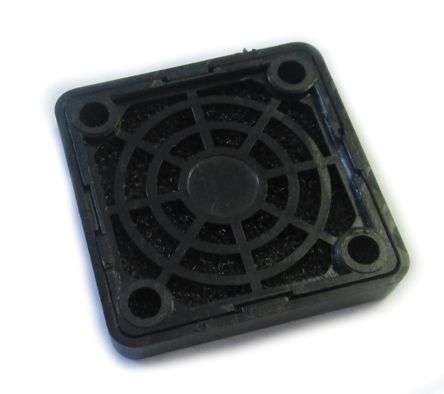 PLASTIC FILTER FINGER/FAN GUARD BLACK 40mm 3-PIECE 180028
