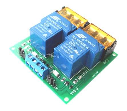 DUAL RELAY BOARD 12VDC 30A  YYG-3 / 180365