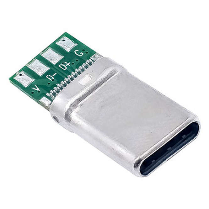USB TYPE-C PLUG BREAKOUT / TESTING BOARD 16PIN 180640