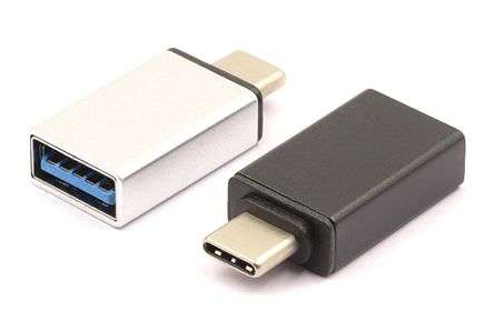 USB-A 3.0 TO USB TYPE-C ADAPTER IN ALUMINIUM  180643