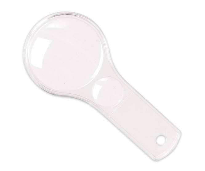 MAGNIFIER GLASS 5X H/HELD 50mm CLEAR PLASTIC 181287 *A*