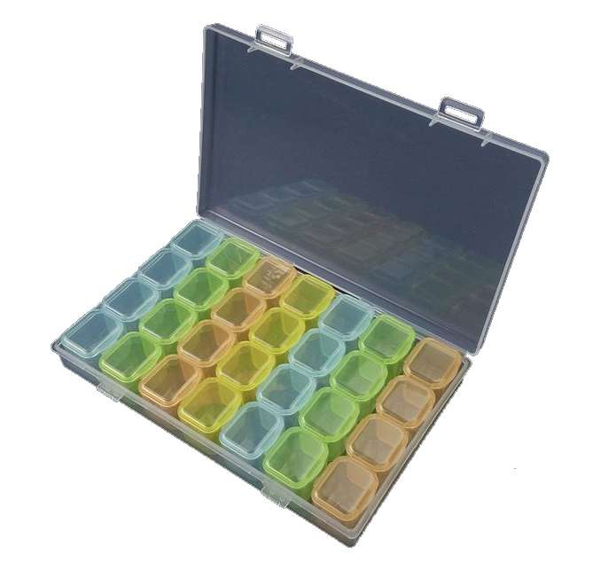 STORAGE BOX 28 CELLS 175X105X25mm  200157