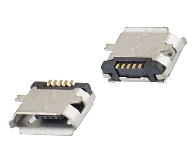 MICRO USB  SOCKET R/A SMD TYPE-B BOARD MOUNTED  200618