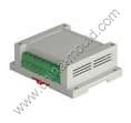 DIN RAIL ABS ENCLOSURE GREY 115x90x40 22-23 (NO TERM)