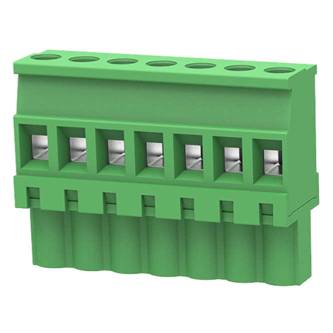 SOCKET STR IN-LINE STR 7-WAY P=5.08 PLUG-IN 2EDGKB-5.08-07P-14-1000A(H)