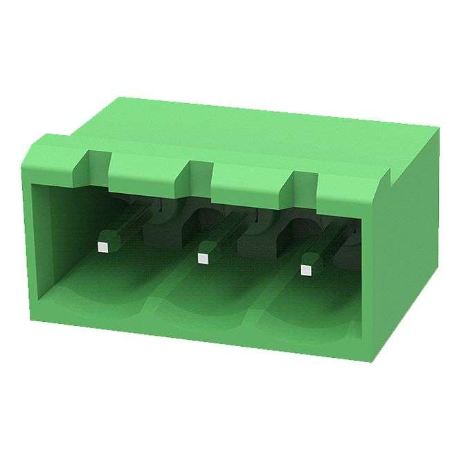 HEADER R/A PCB-MOUNT 3P CLOSED SIDES P=5.08 2EDGRC-5.08-03P-14-100A(H)
