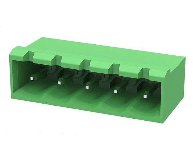 TERMINAL BLOCK R/A PCB-MNT 5P CLOSED P=5.08 2EDGRC-5.08-05P-14-100Z(H)