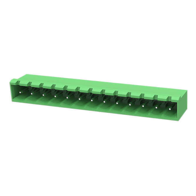 TERMINAL BLOCK R/A PCB-MNT 13P CLOSED P=5.08 2EDGRC-5.08-13P-14-00A(H)