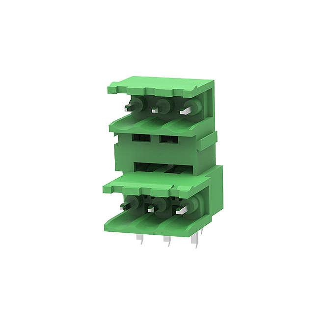 HEADER R/A DOUBLE DECK 6P OPEN-SIDES P=5.00mm 2EDGRT-5.0-06P-14-00A(H)