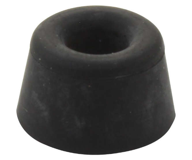 ROUND RUBBER FEET 16MM BLACK EA. 320-237
