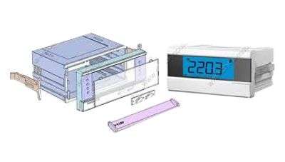 ABS ENCLOSURE DIGITAL P/METER 48x96x71 4974 W/O TERMINALS