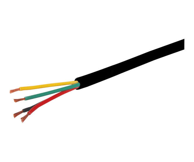 CABLE SIGNAL 4C 0.34mm NO SCREEN BLACK H014C22-BLK
