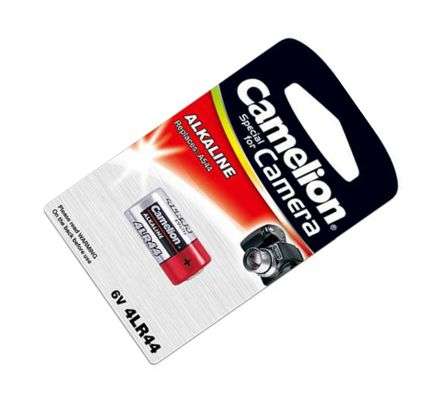 CAMERA BATTERY 6V 165mAh ALKALINE PLUS   4LR44-BP1C