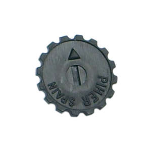 THUMB WHEEL 10MM FRO POTENTIOMETER PRESET HEX 5034 BLACK