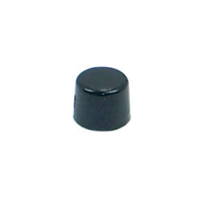 CAP ROUND 5.08mm BLACK 508102000