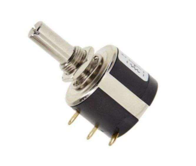 POTENTIOMETER 10-T W/W LIN 22mm 20K 2W 534-1-1-203 20K