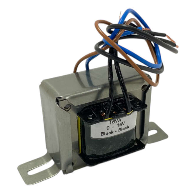 POWER TRANSFORMER FLL P=230 S=16V 1A 16VA 6-3JB16-1.94