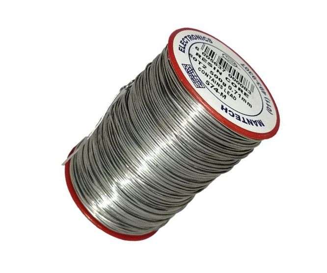 LEADED SOLDER WIRE D=0.71mm 500G - ROLLS 60/40 60T2-RC-0.71-500G
