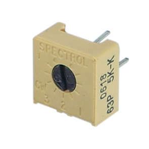 TRIMPOT T-ADJ S-T 1K0 63P 63P102