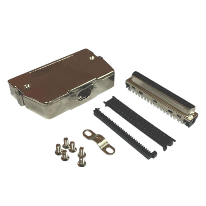 68P IDC SOCKET MICRO METAL 68FDIM