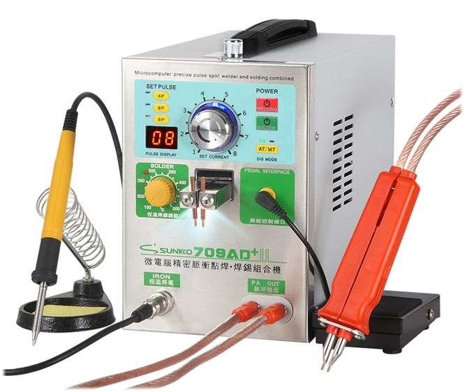 BATTERY PACK SPOT WELDER WTH SPOT WELDING PEN AND MORE  709AD+ / 190467