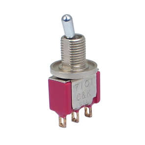 MINI TOGGLE SWITCH SPDT ON-ON  7101MCWZQE