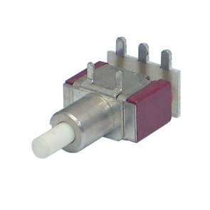 PUSH BUTTON SWITCH SPDT R/A 8121R2