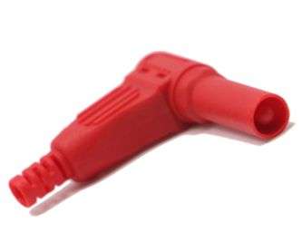 BANANA PLUG 4MM RIGHT ANGLE RED  BB5504-RD / 180400