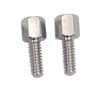 HEX SPACER MAL-FEM 4-40UNC 10mm THREAD LENGTH - 2P/BAG 86301-HEX