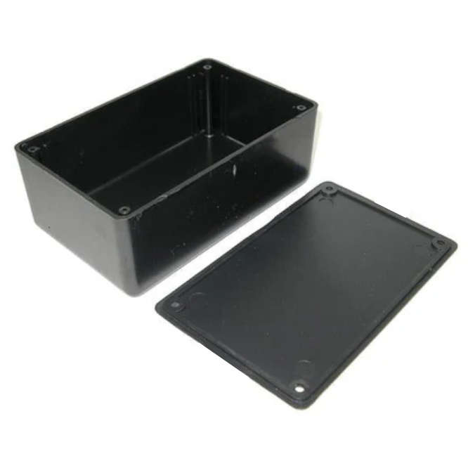 PLASTIC ENCLOSURE 95X60X40mm BLACK 95X60X40