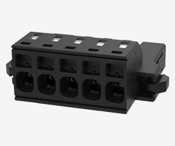 TERMINAL BLOCK 5W PLUG IN PRESS GREY 9EDGKG-5.08-05P-13-00A(H)
