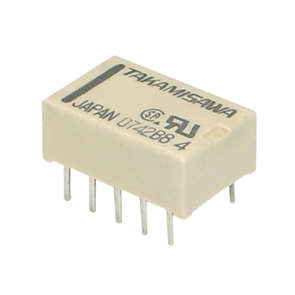 RELAY DPDT 2A 2x12V RECT 10PCB  A12W-K      *D*