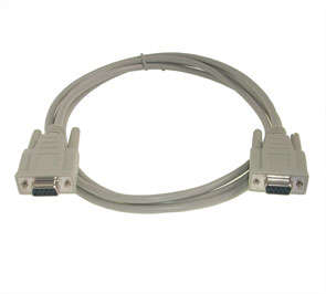 STRAIGHT SERIAL LEAD 9W SOCK-SOCK 1.5M CREAM   190804