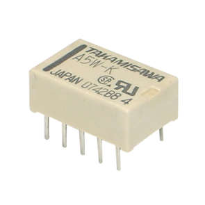 RELAY DPDT 2A 5VDC RECT 10PCB A5W-K