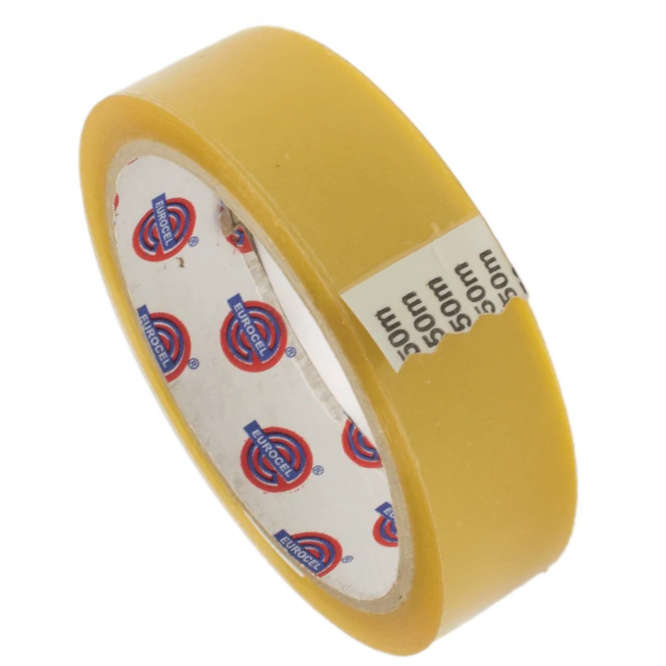 CLEAR STATIONERY TAPE ACR-38 24mm WIDE - 50M ROLLS ACR38-24