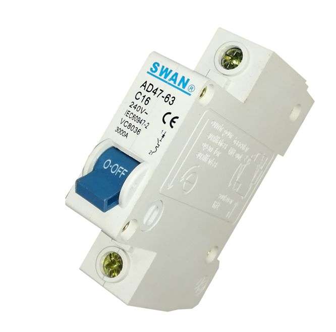 CIRCUIT BREAKER 3KA C-CURVE 1P 16A  AD47 3116 *A*
