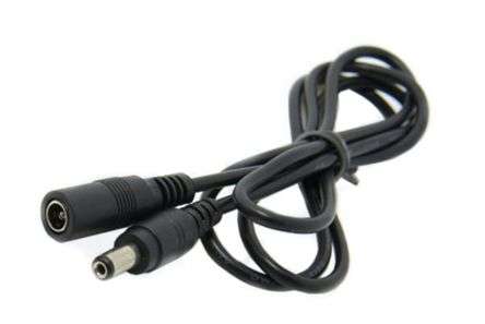 2.1mm ADAPTOR LEAD DC PLUG TO DC SOCKET 3m LONG 240089