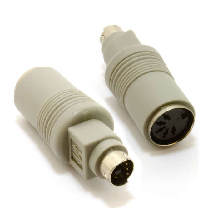 KEYBOARD TO PS/2 ADAPTER 5P DIN SOCKET TO 6P PLUG ADM-06P05S