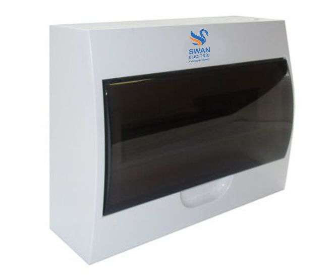 DB BOARD 12W PLASTIC SURFACE TINTED FLAP   20DB-ADD3-12W-PS-T